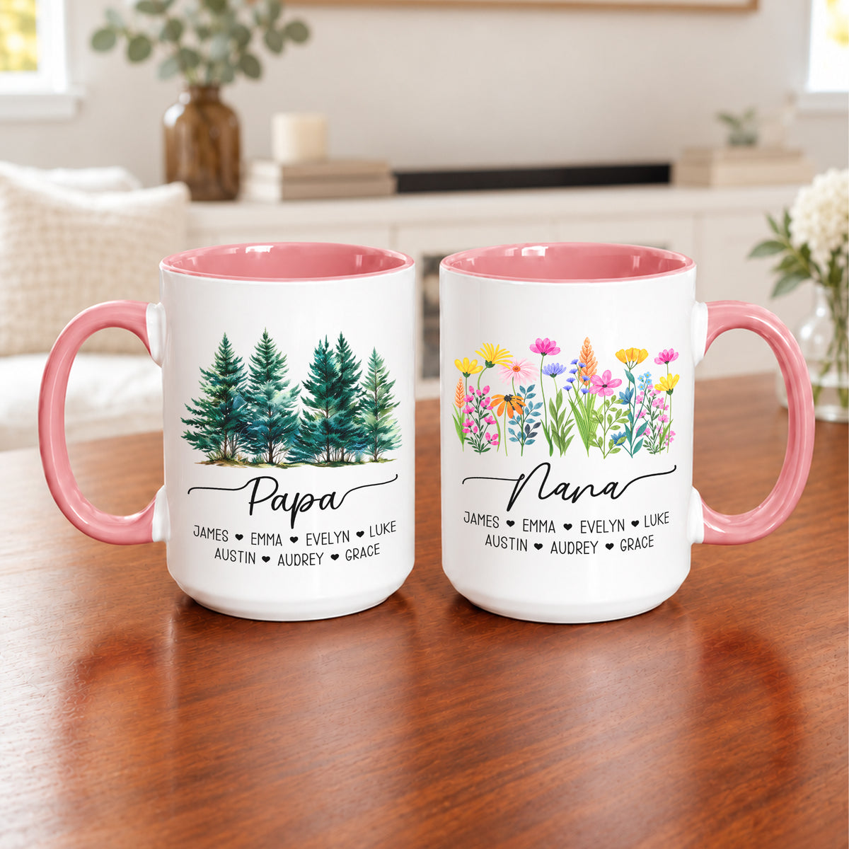 Mug personnalisé Papa Nana