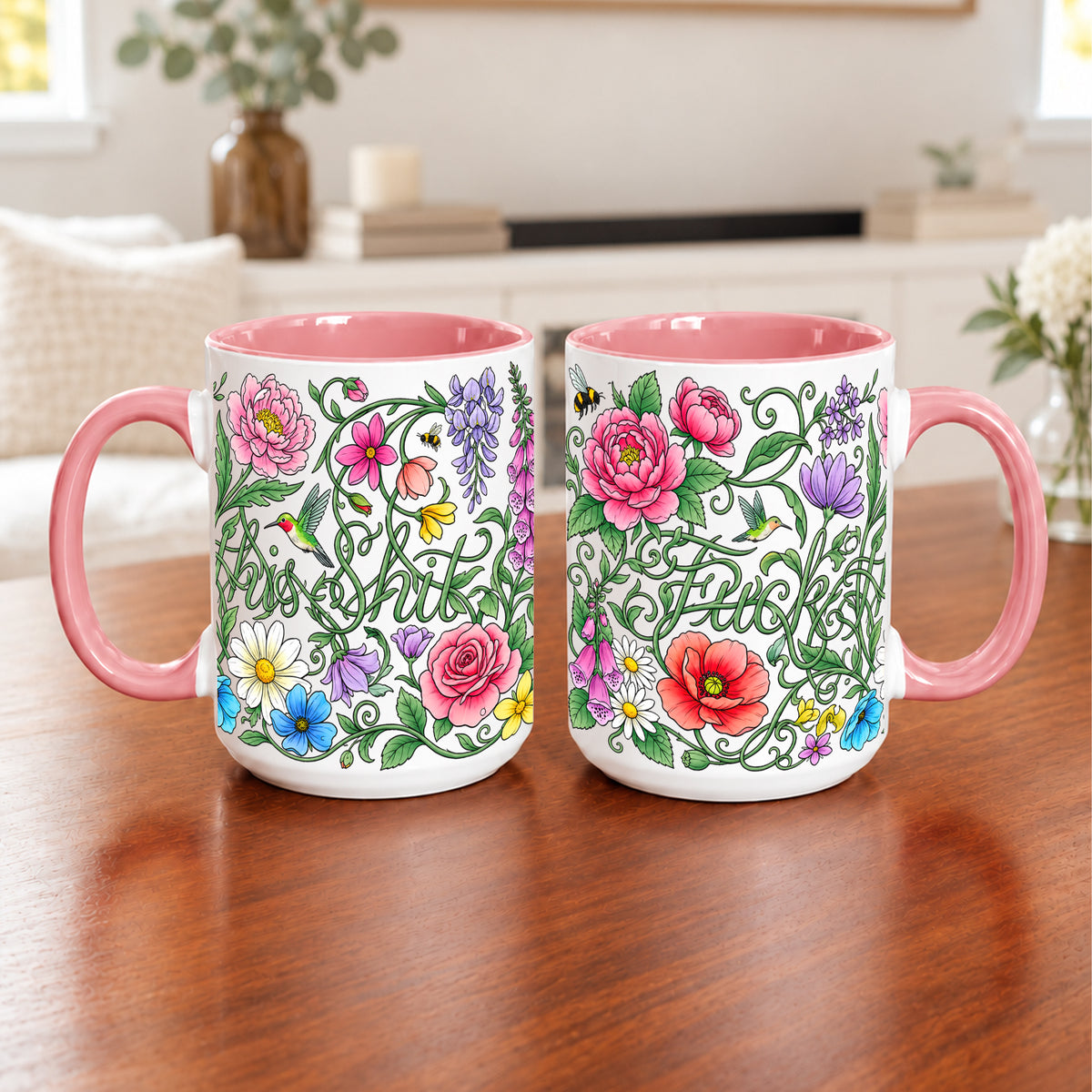 Mug avec message caché « F_ck This S_it »