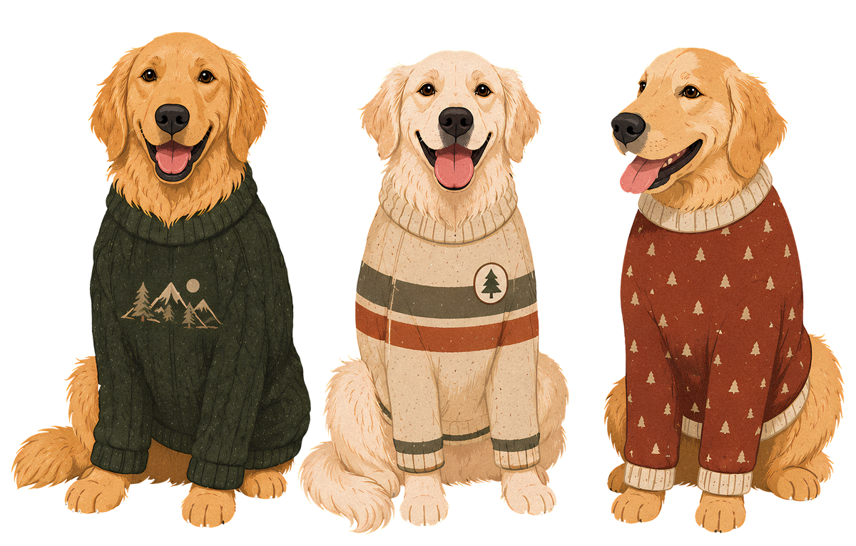 Fall Golden Retriever Sweatshirt