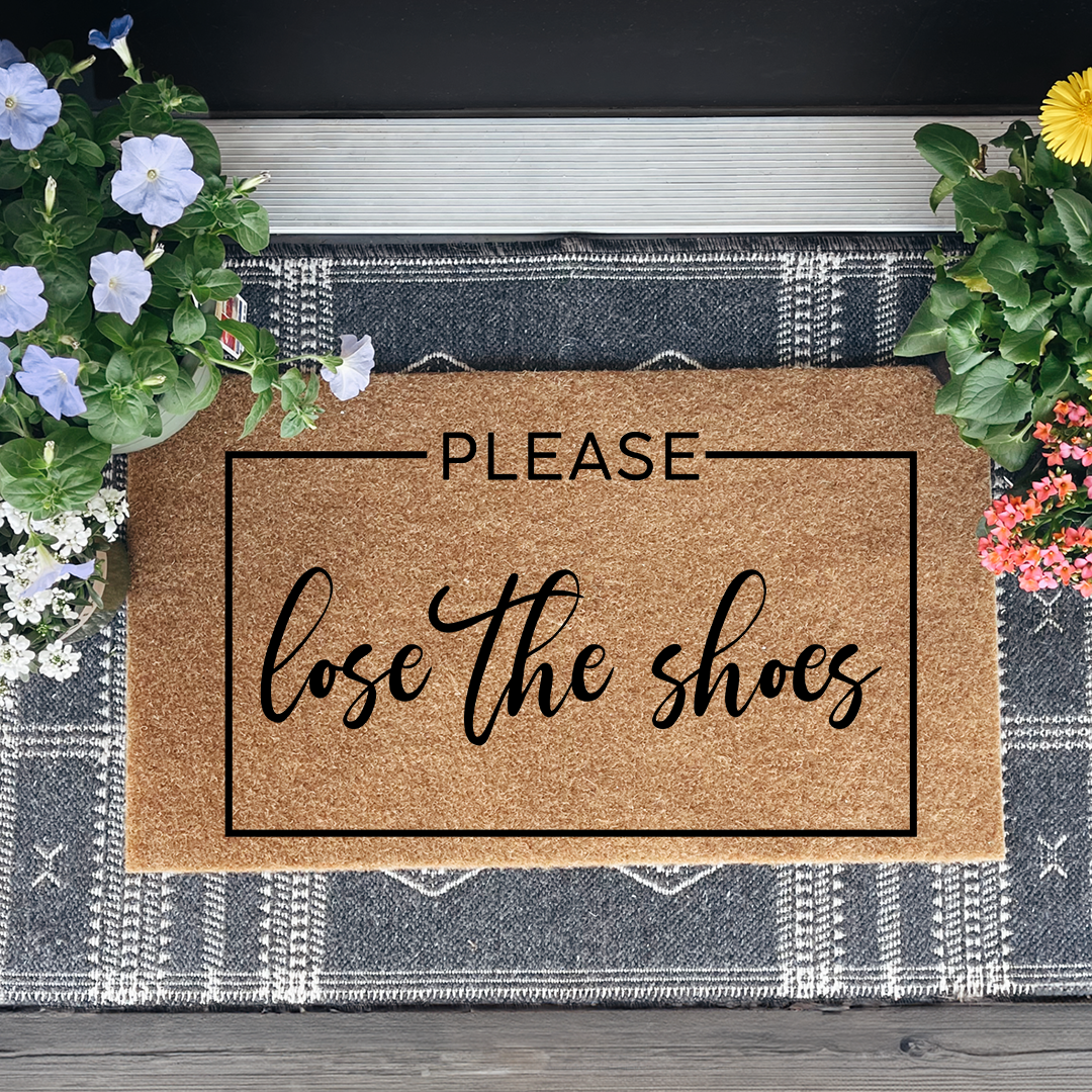Please Lose The Shoes Doormat
