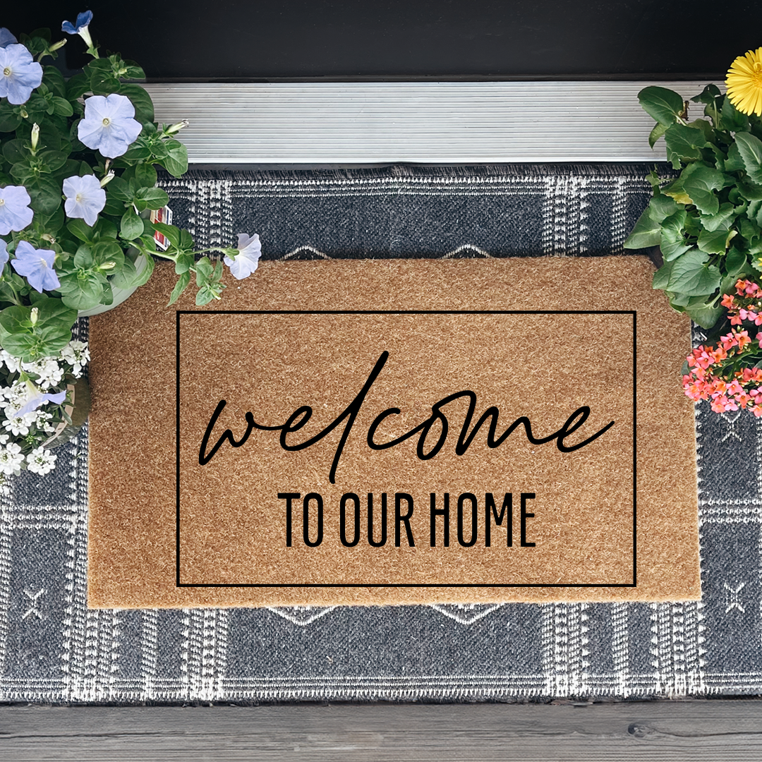 Welcome To Our Home Doormat