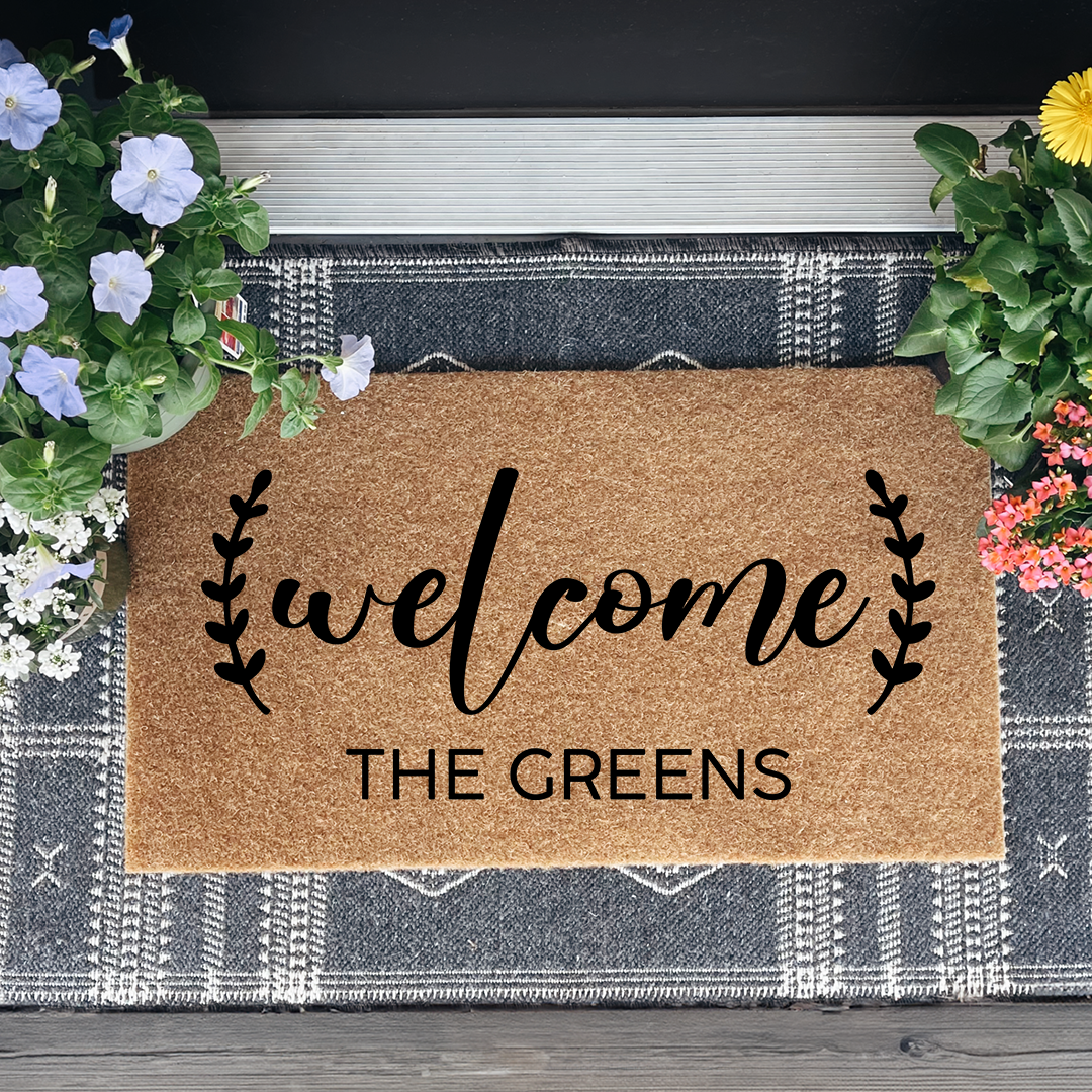 Personalized Welcome Doormat