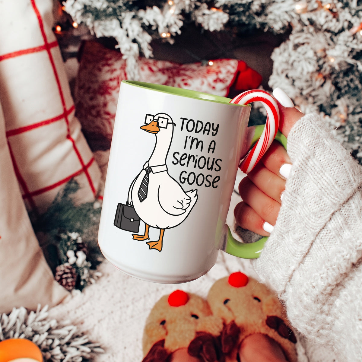 Today I'm A Serious Goose Mug