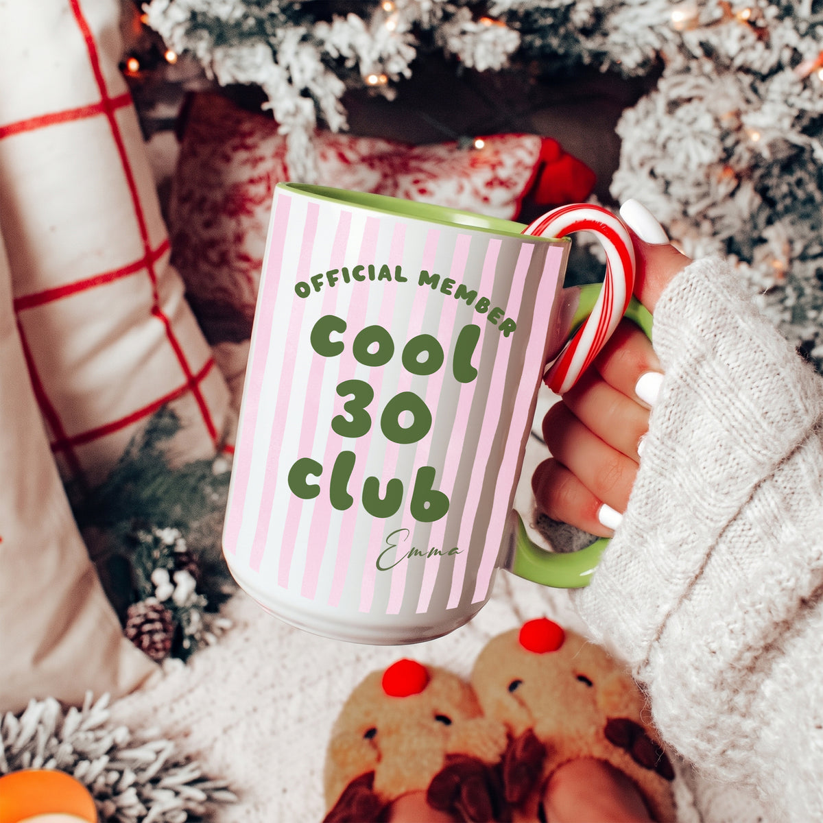 Personalisierte Tasse für den Cool 30 Club