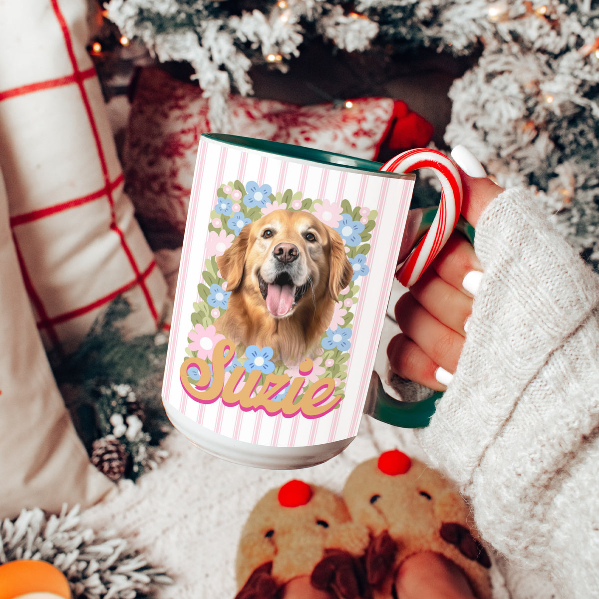 Mug personnalisé avec photo et nom de votre animal de compagnie