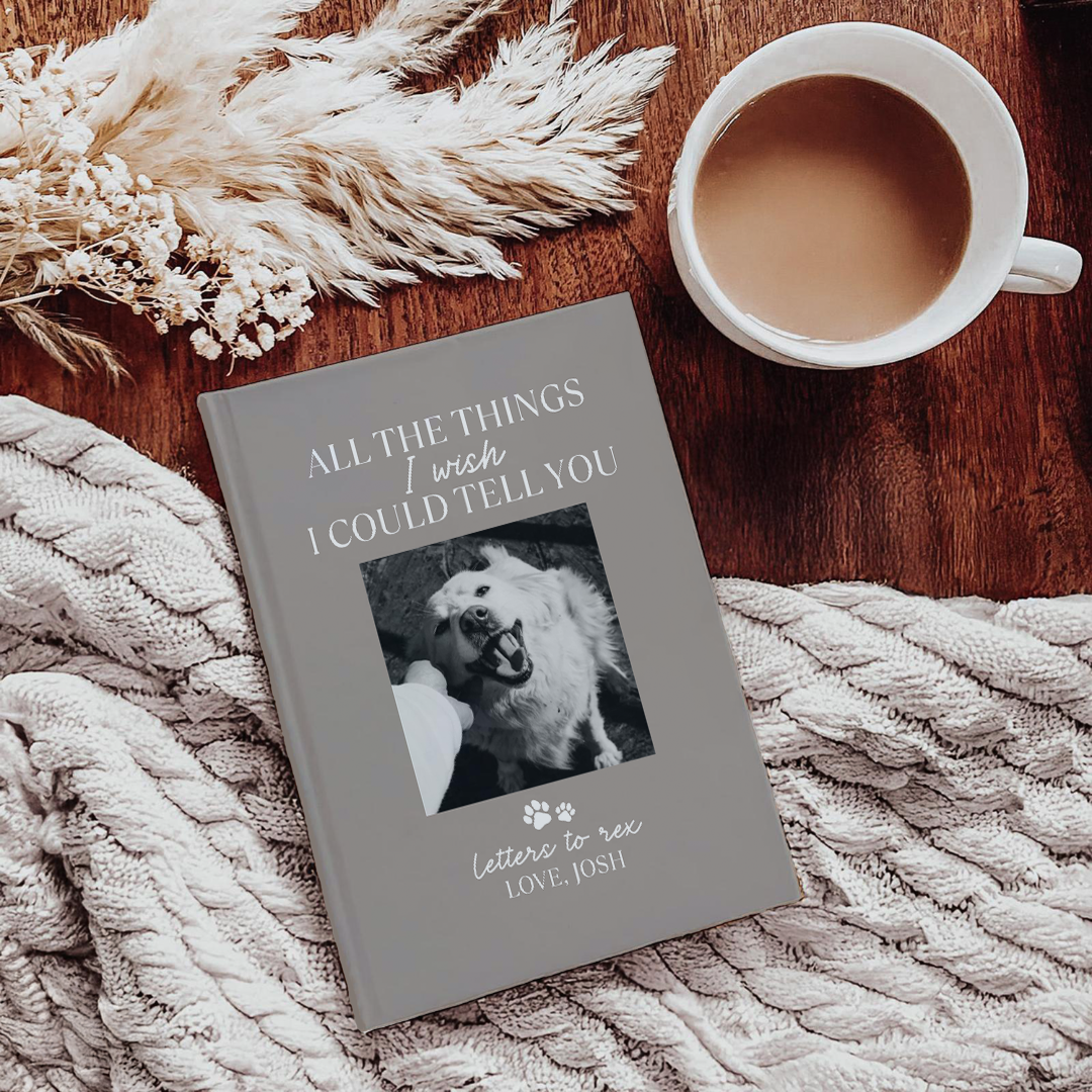 Personalized All The Things I Wish I Could Tell You Pet Memorial Journal
