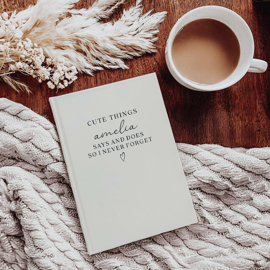 Personalized Cute Things My Kids Say And Do Dear Daughter Son Journal