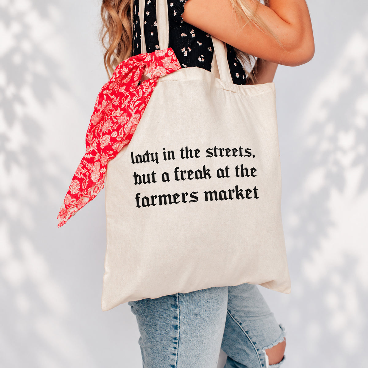 Lady In The Streets Tote Bag