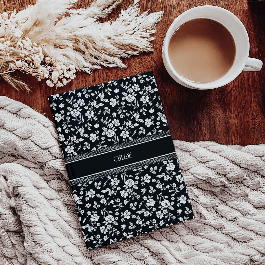 Personalized Blue Toil Journal