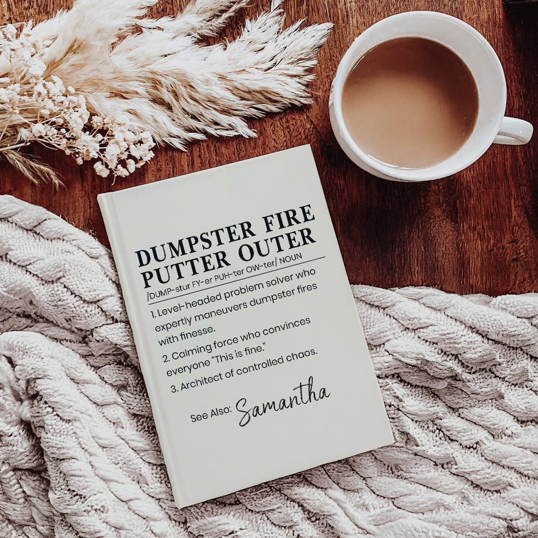 Personalized Dumpster Journal