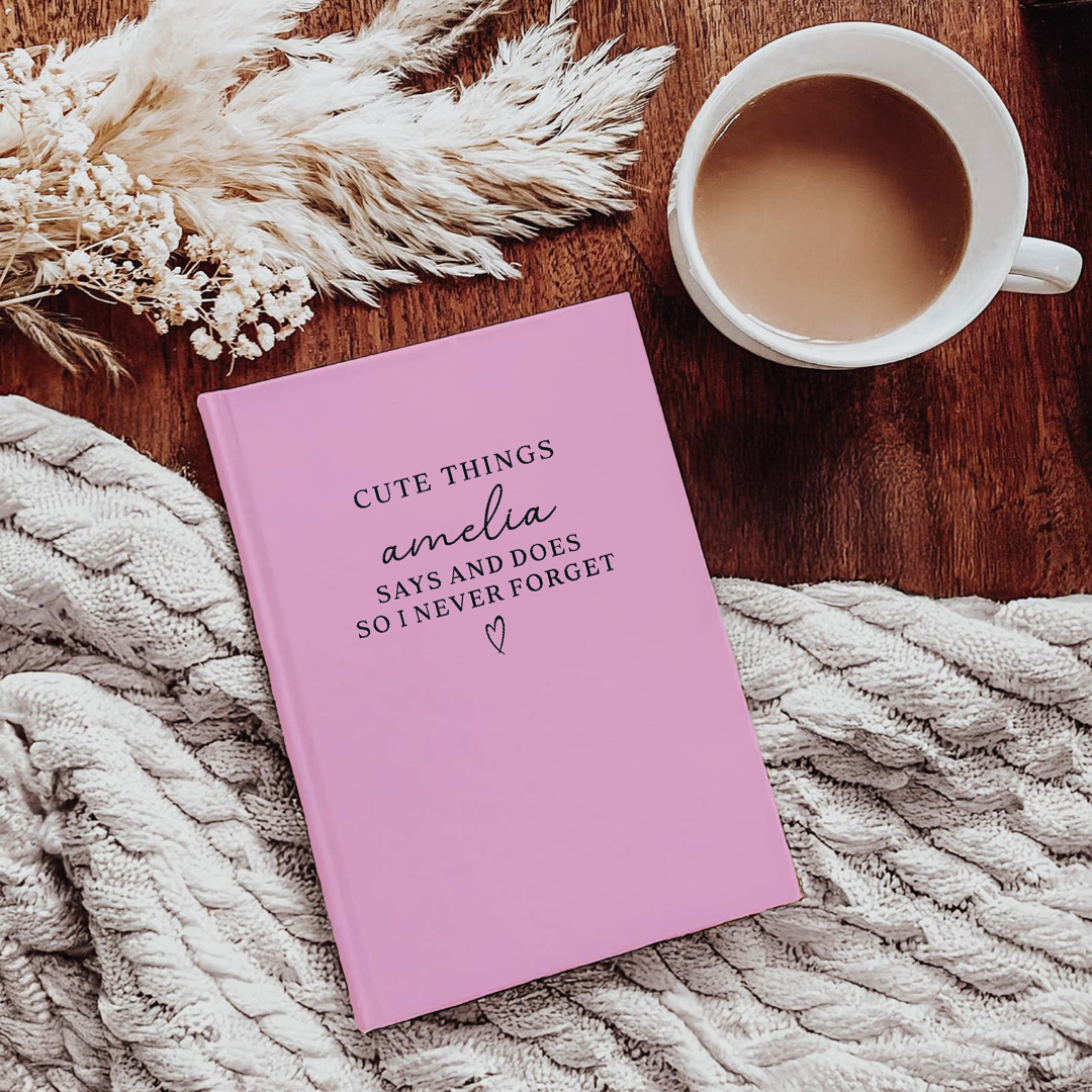 Personalized Cute Things My Kids Say And Do Dear Daughter Son Journal