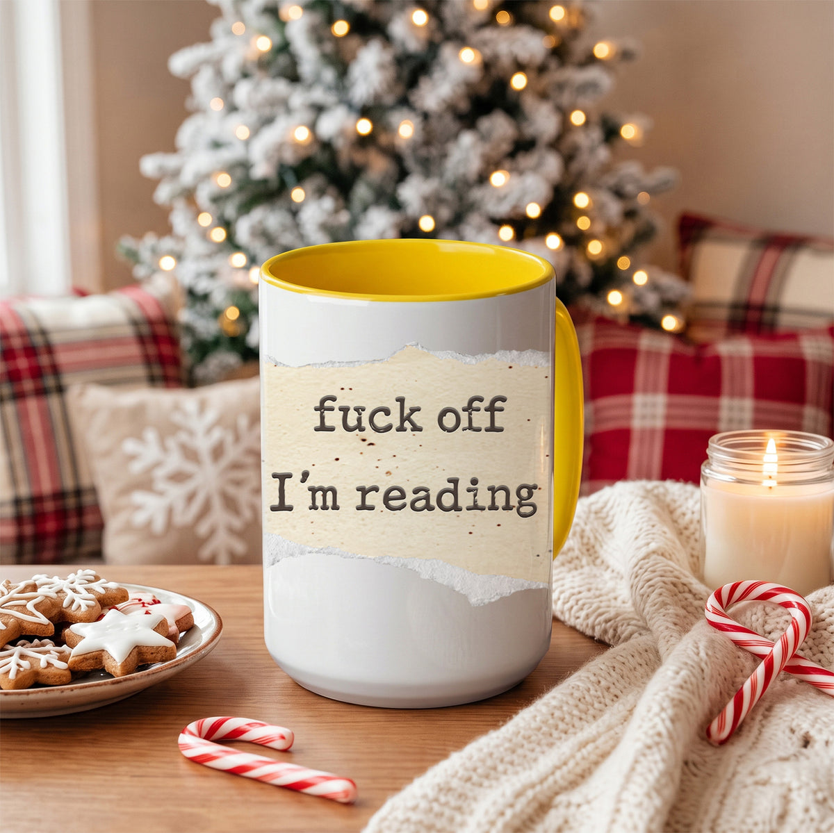 Mug « F-ck Off I'm Reading »