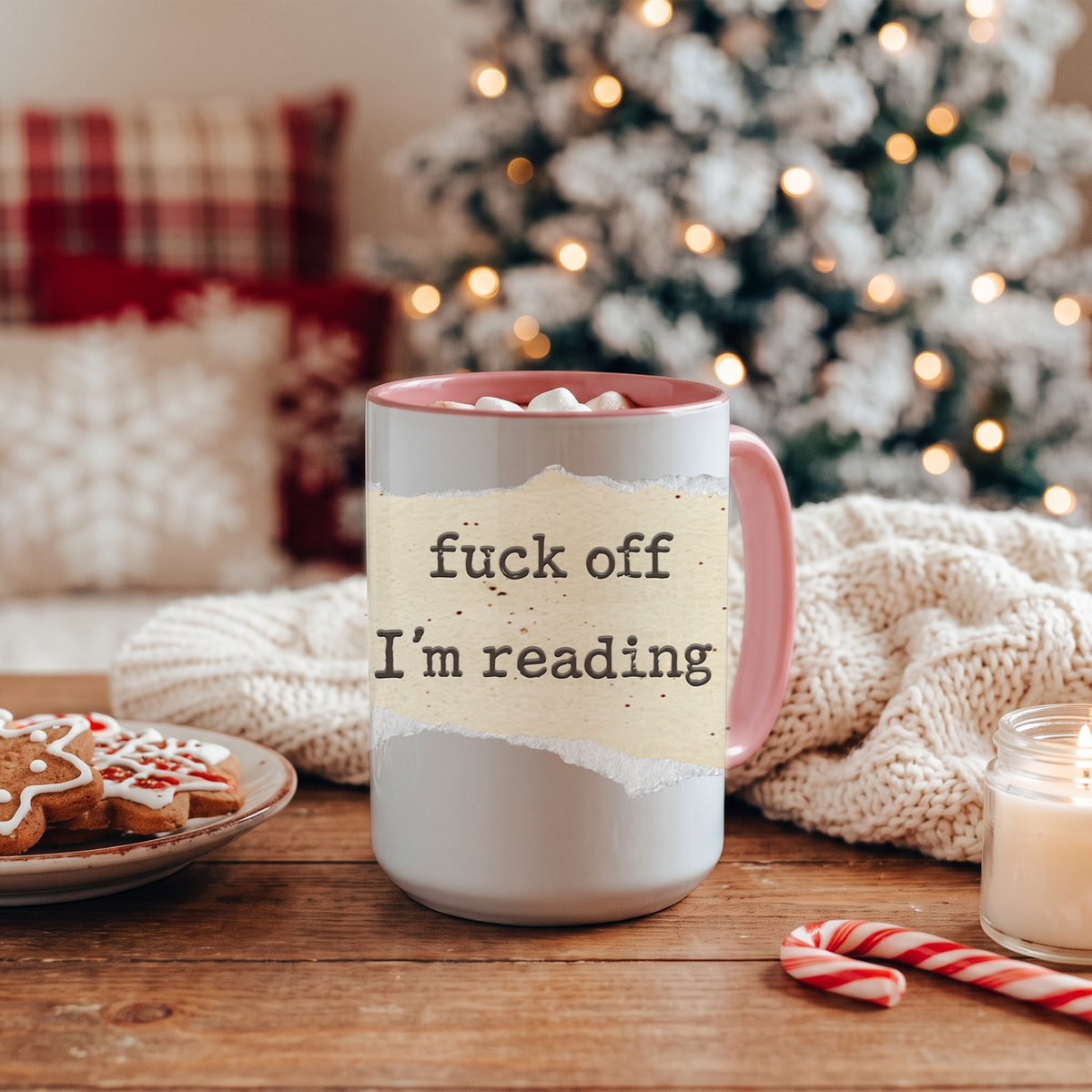 Mug « F-ck Off I'm Reading »