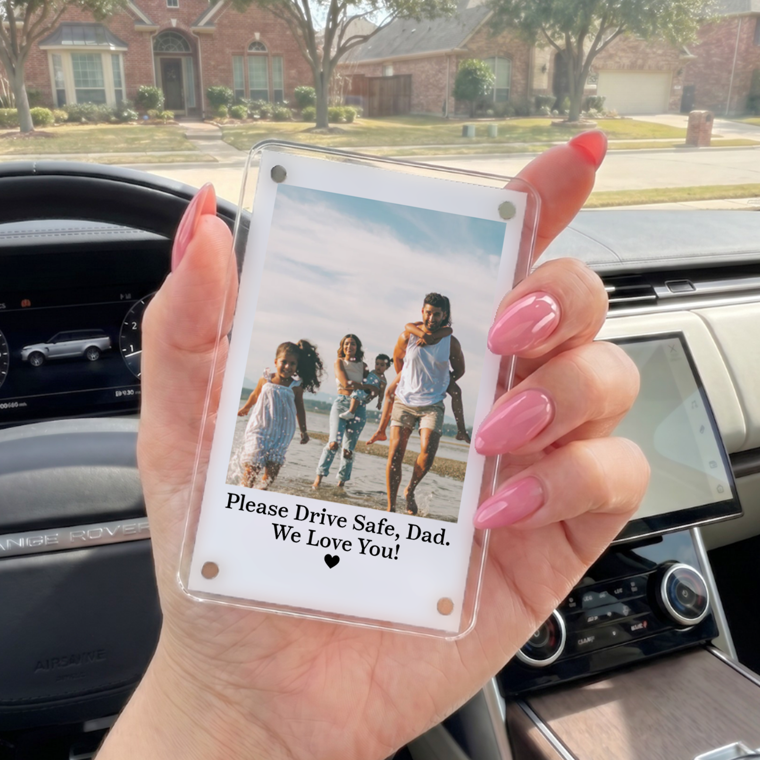 Personalized Photo Car Visor Clip