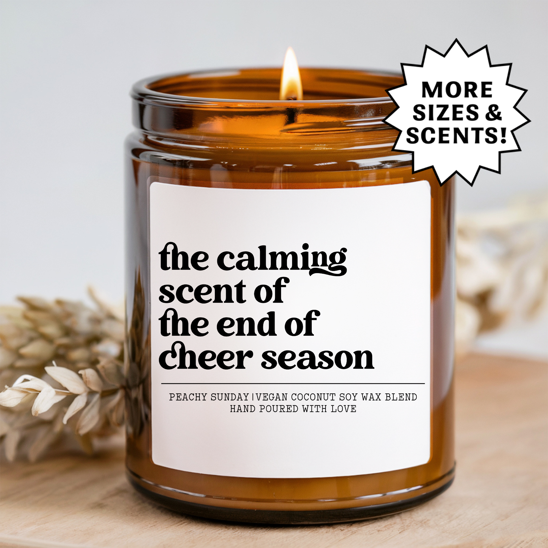 The Calming Scent Of The End Of Cheer Season Candle
