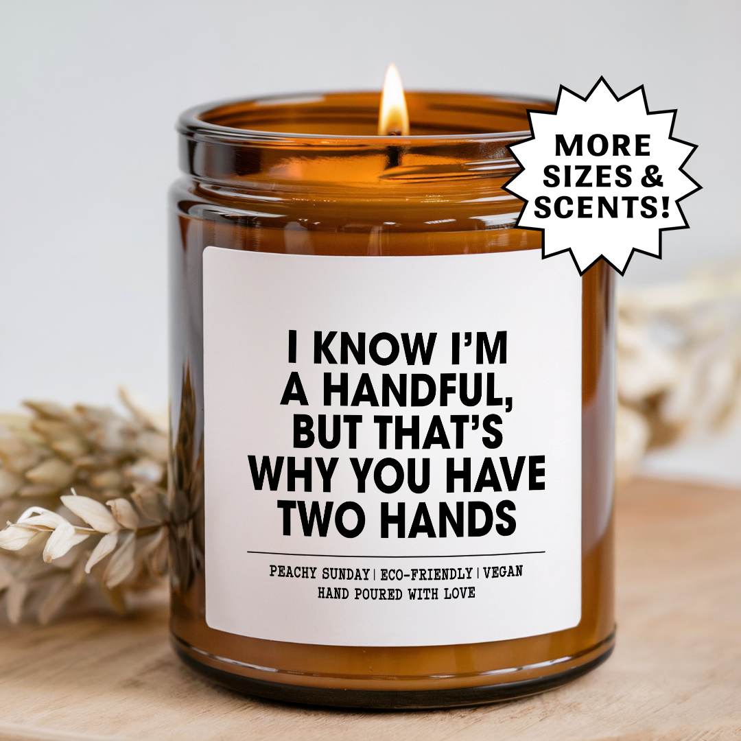 Romantic Gift With Flirty Quote Candle