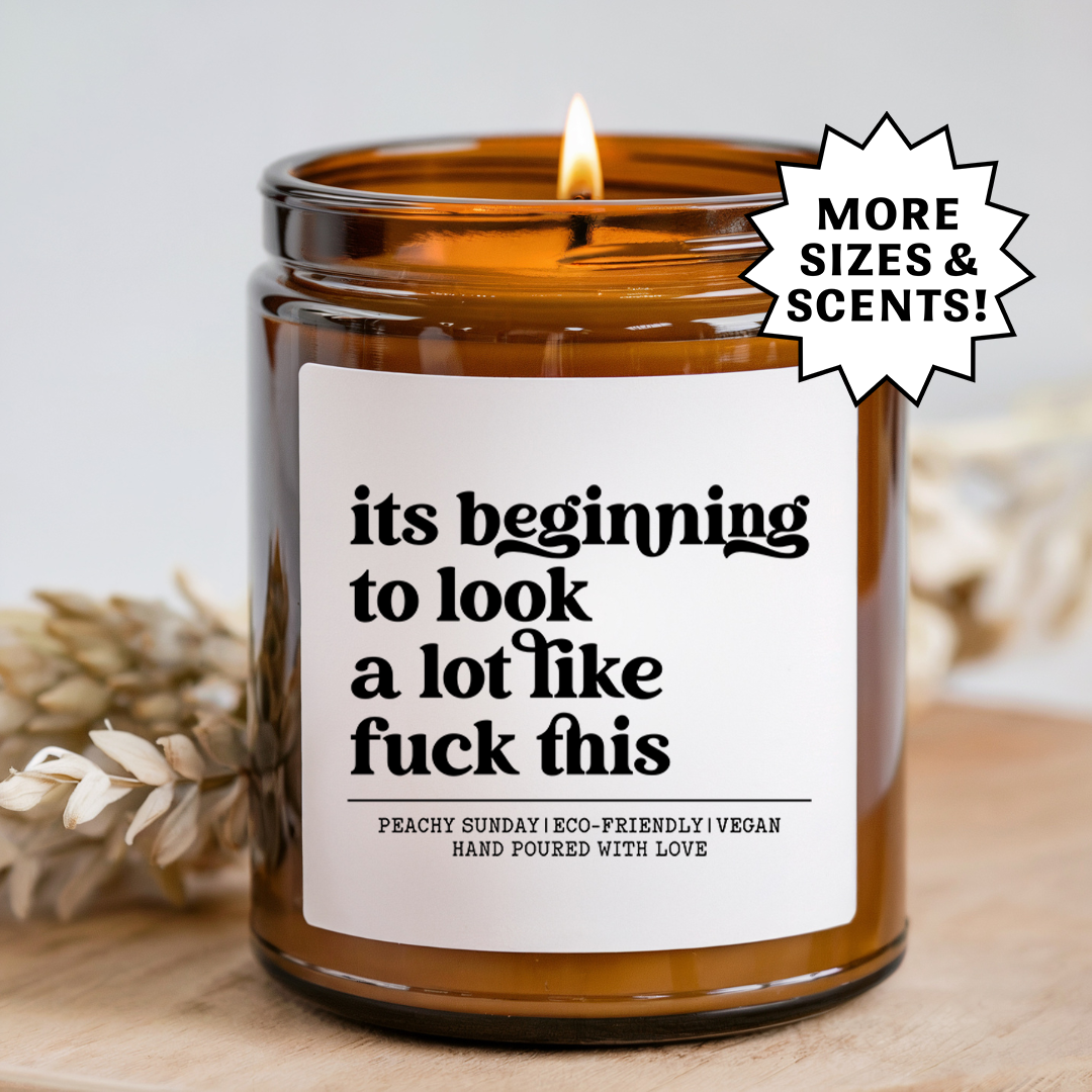 It’s Beginning To Look A Lot Like Christmas Holiday Gift Candle