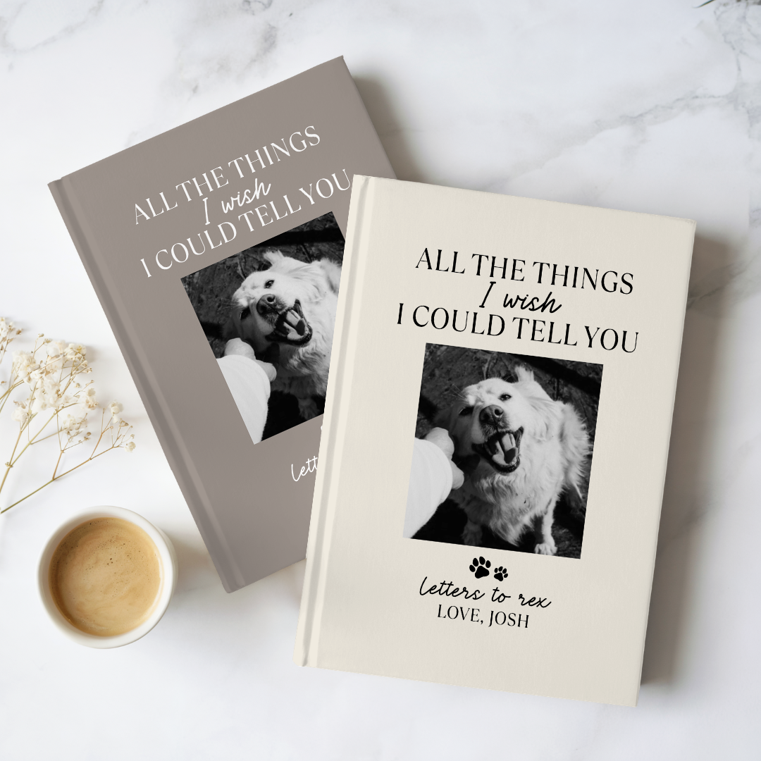 Personalized All The Things I Wish I Could Tell You Pet Memorial Journal
