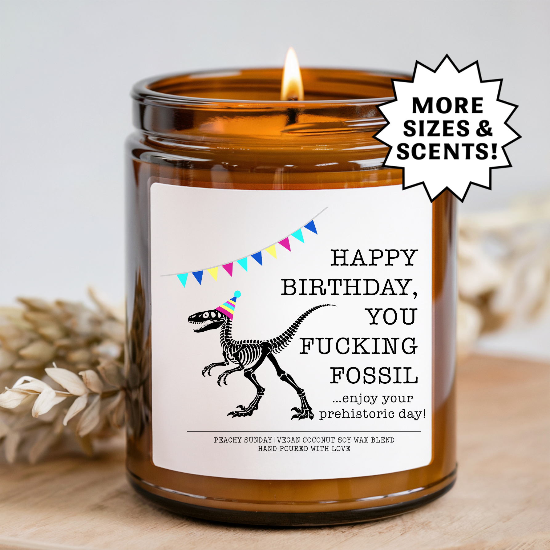 Funny Old Guy Birthday Candle
