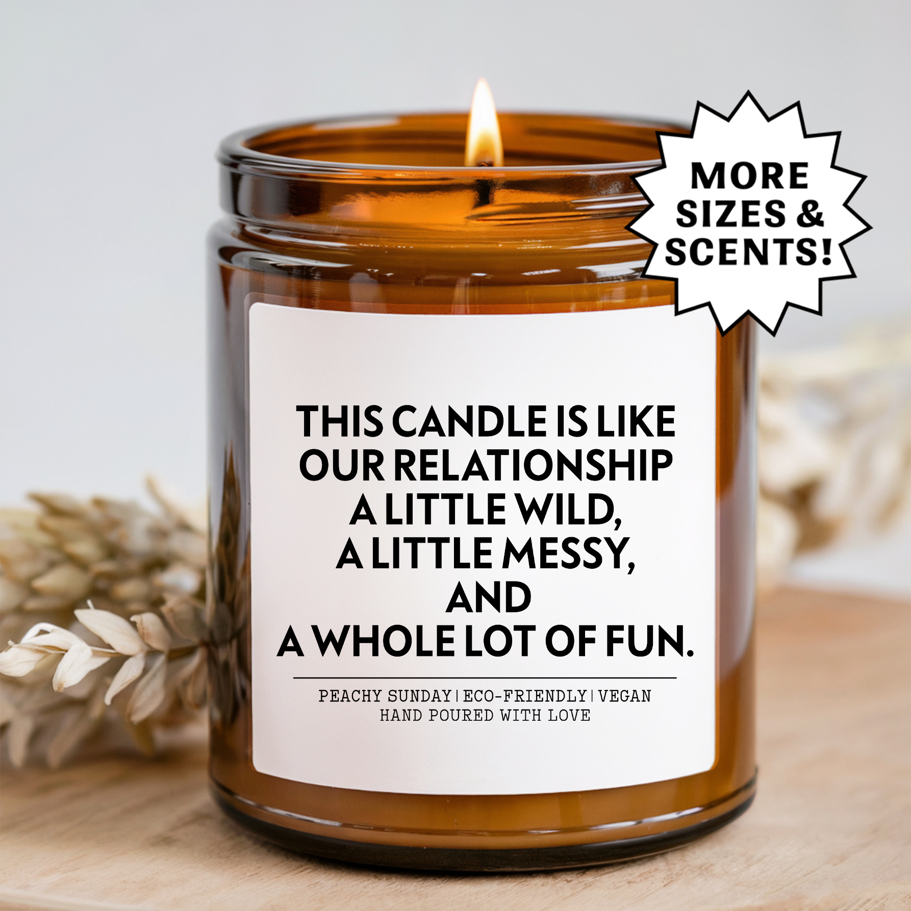 This Candle Is Like Our Relationship Funny Scented Soy Candle