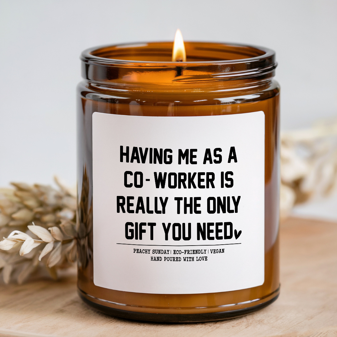Co-Worker Gift Idea Candle