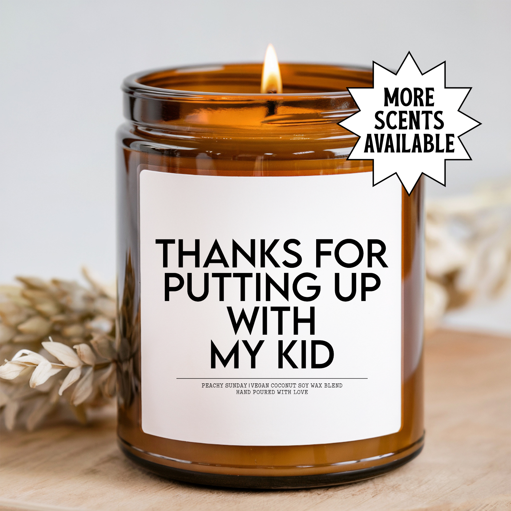 Danke, dass du mein Kind aushältst – Kerze