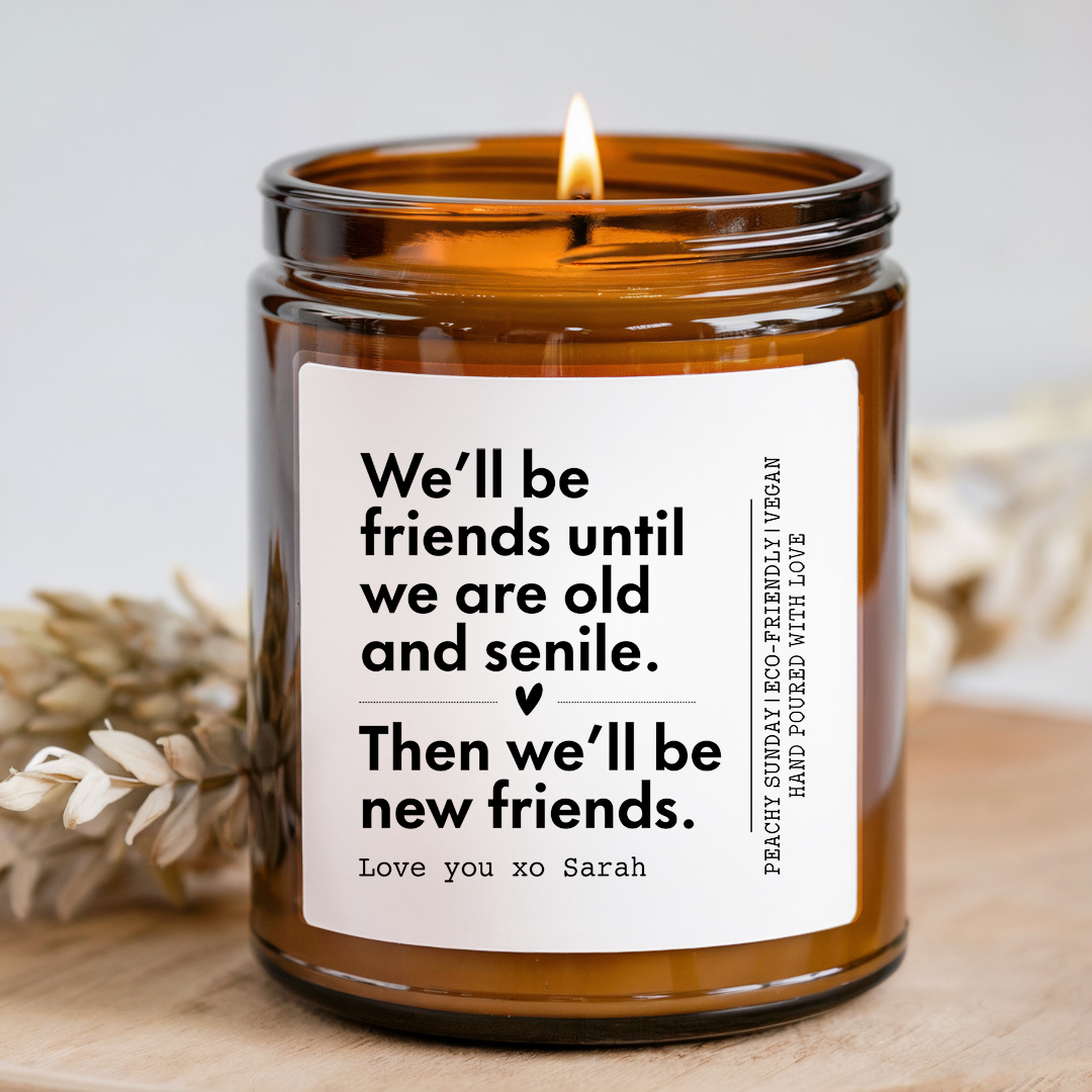 Custom Best Friends Candle