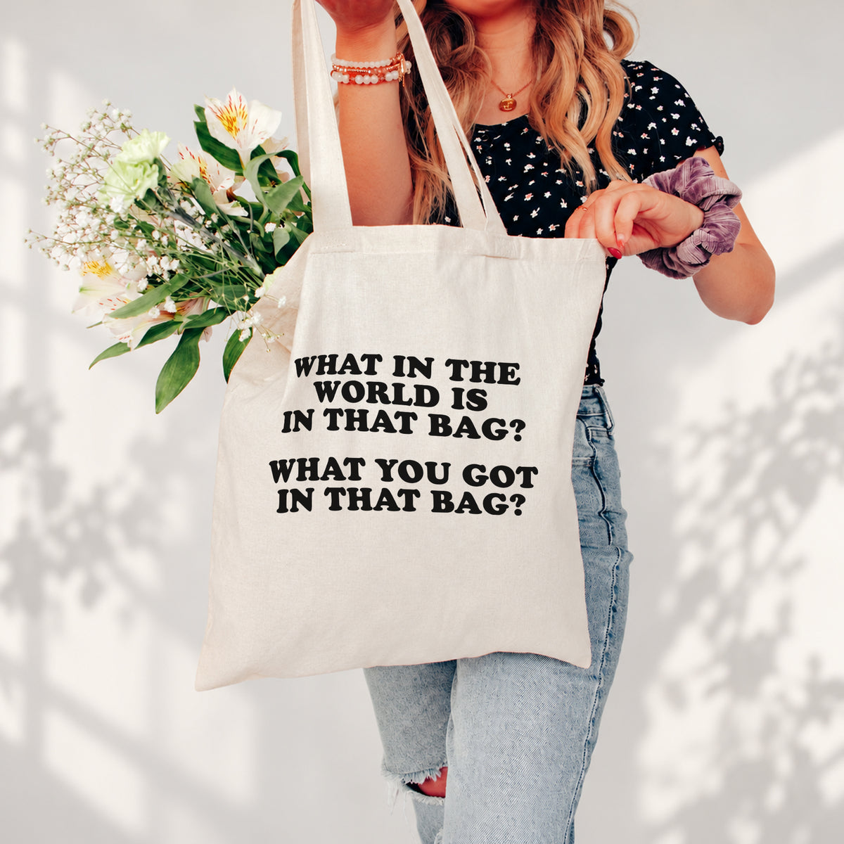 What In The World Is In That Tote Bag