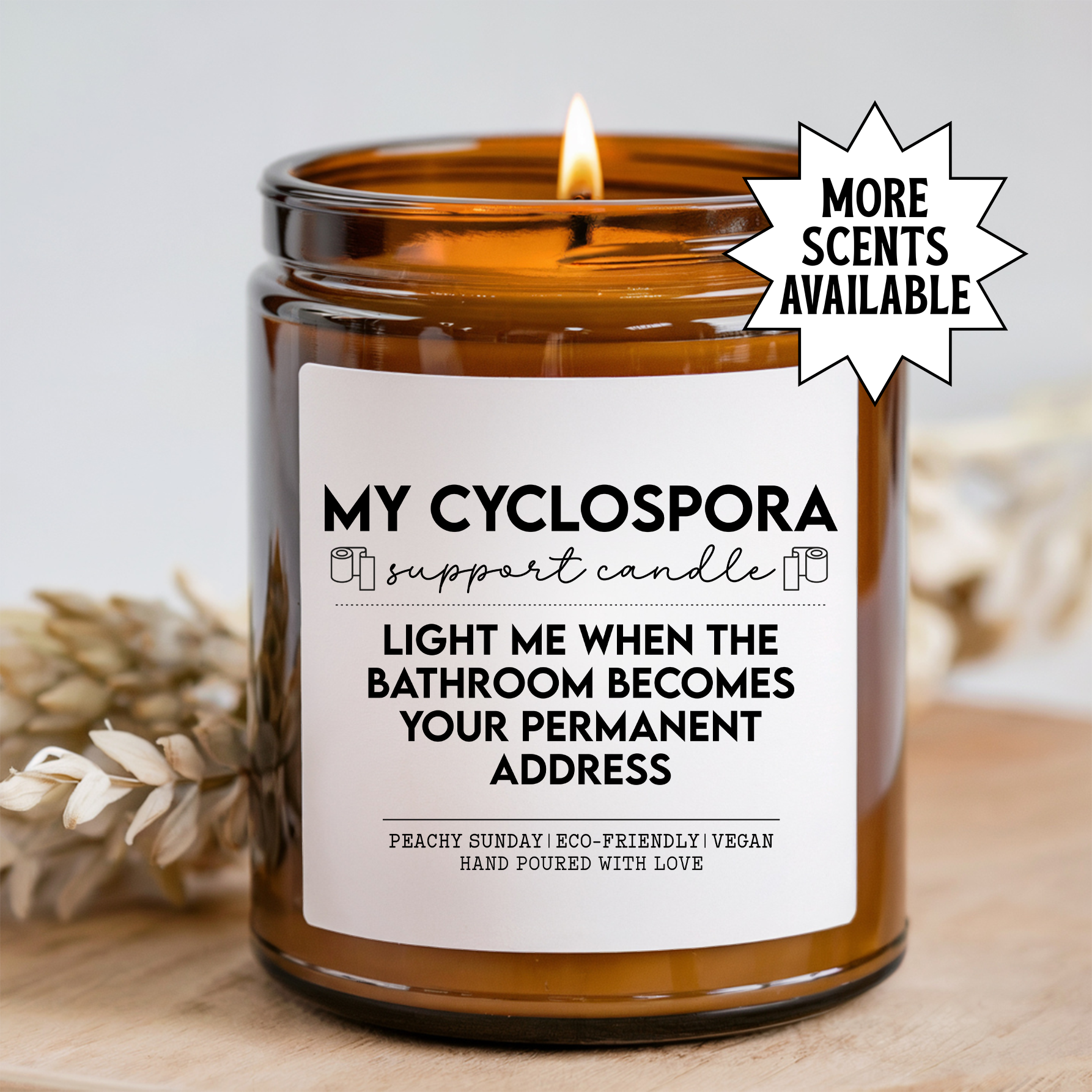 Cyclospora Support Candle