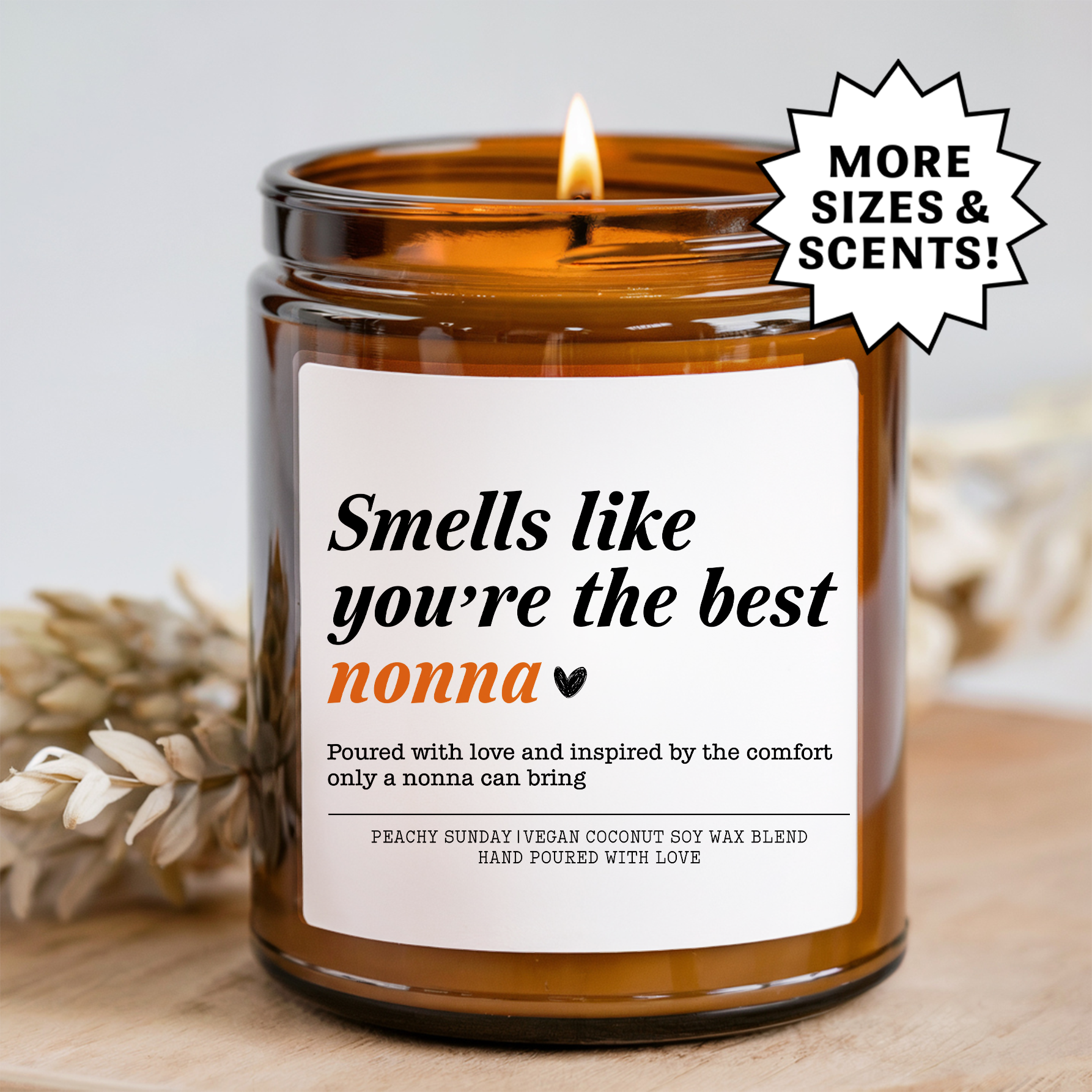 Smells Like You're The Best Nonna Candle