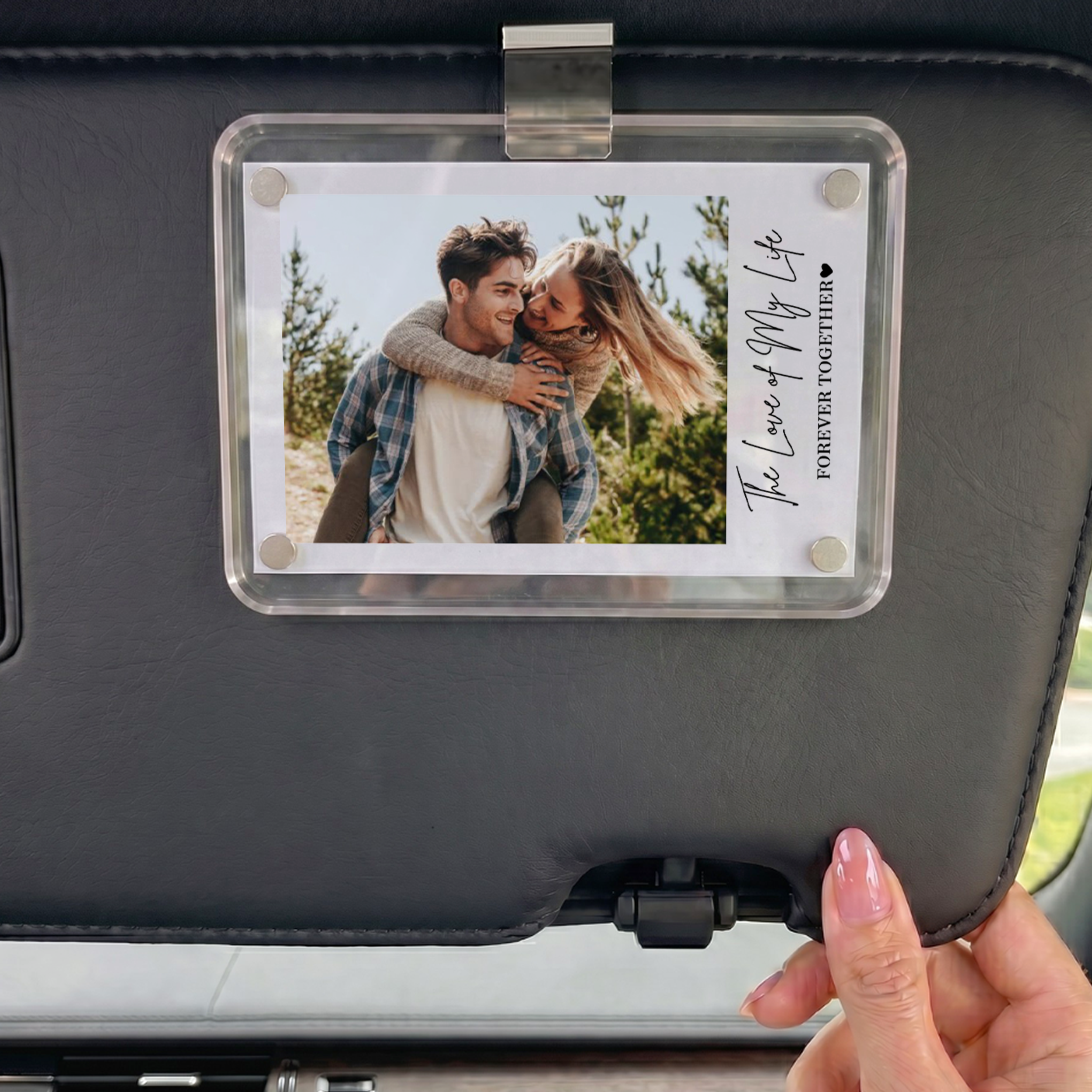 Personalized The Love Of My Life Car Visor Clip