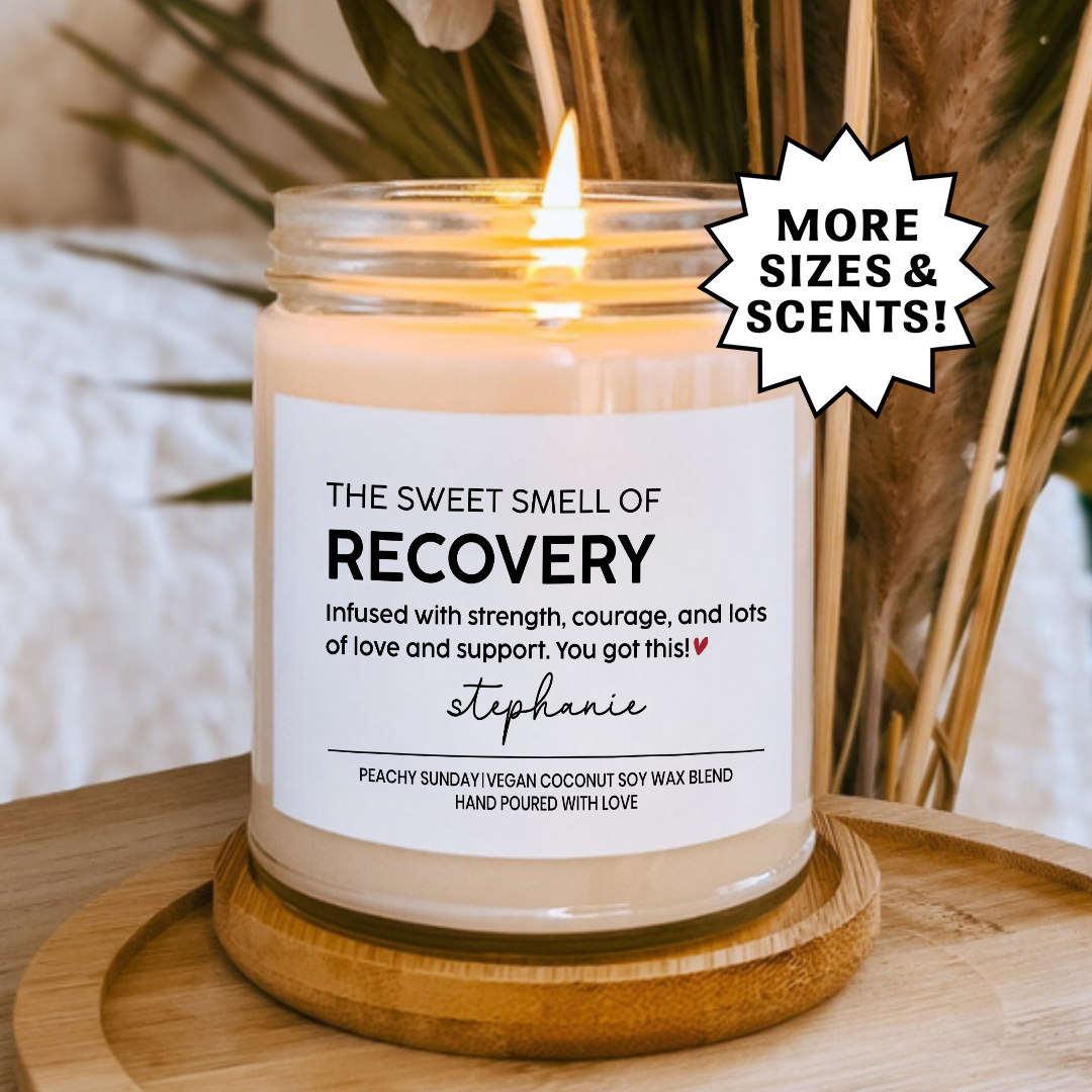 Encouragement Get Well Soon & Recovery Gift Candle
