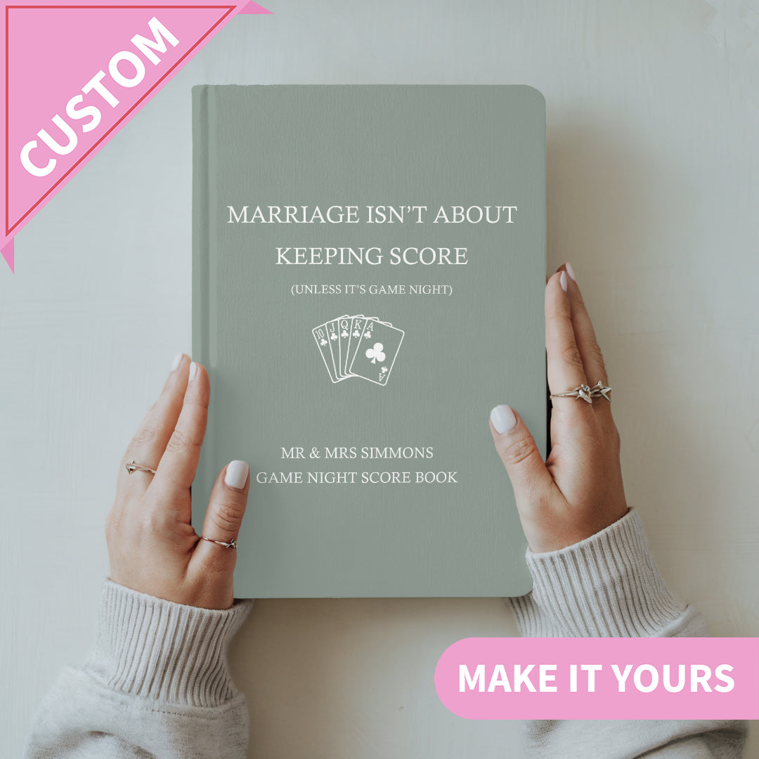 Journal personnalisé « Le mariage n’est pas une compétition »