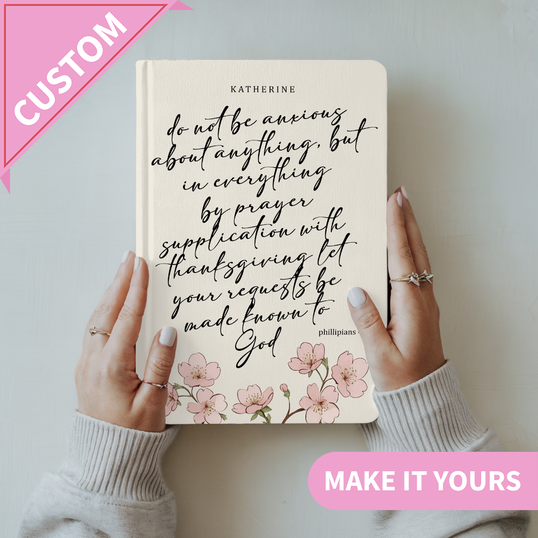 Personalized Christian Gift Prayer For Women Gratitude Journal