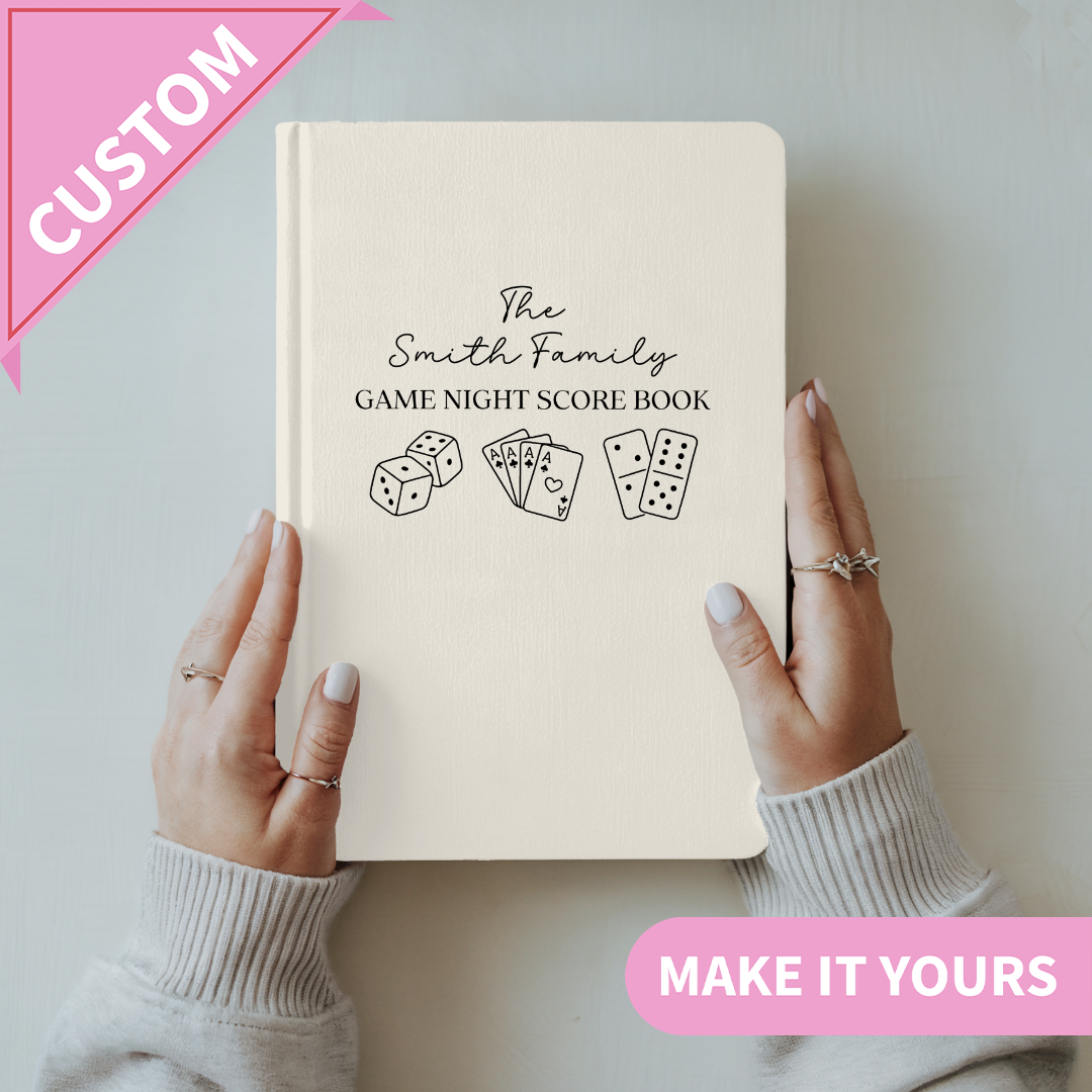 Personalized Family Game Night Journal