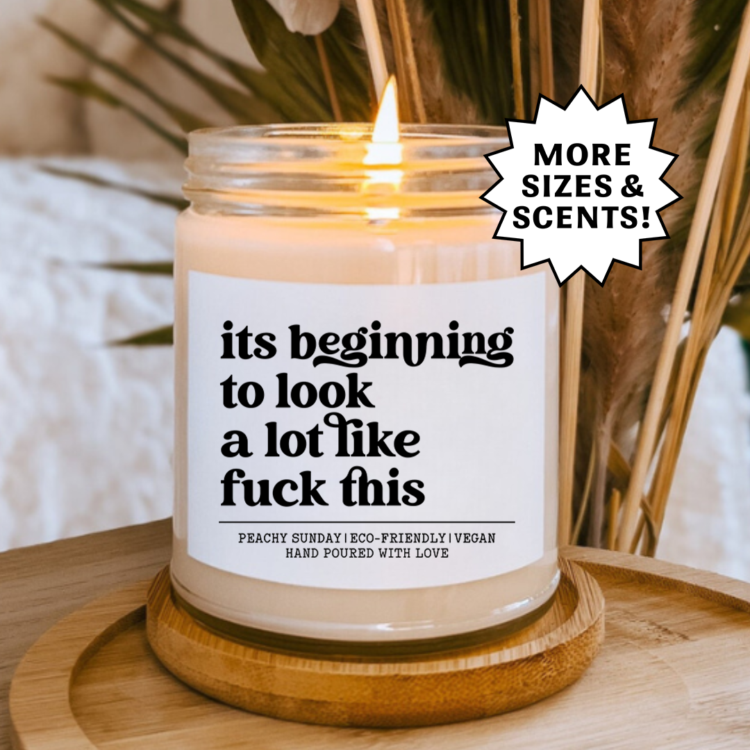 It’s Beginning To Look A Lot Like Christmas Holiday Gift Candle