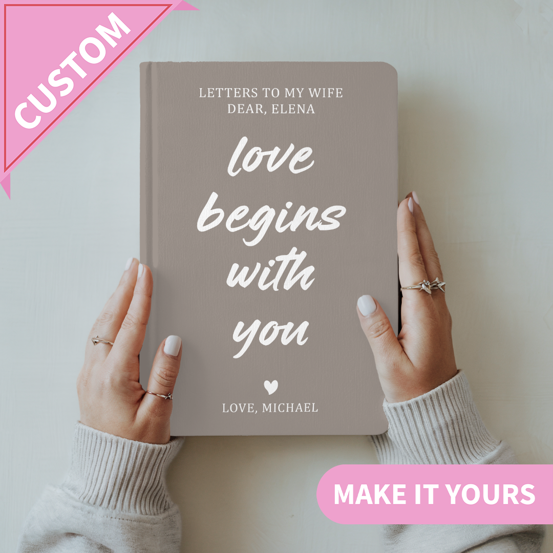 Personalized Letters To My Wife Ist Anniversary Journal