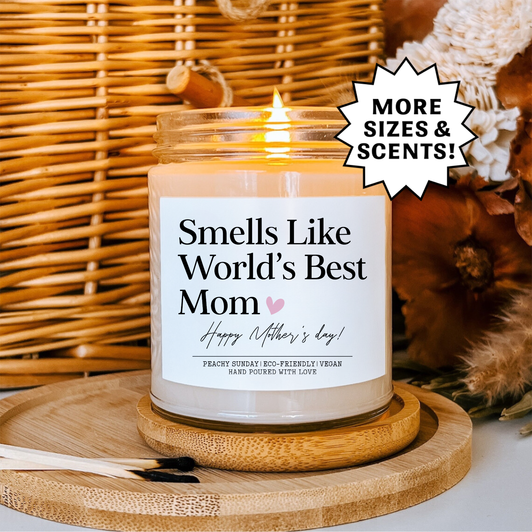 Smells Like World's Best Mom Mother's Day Candle