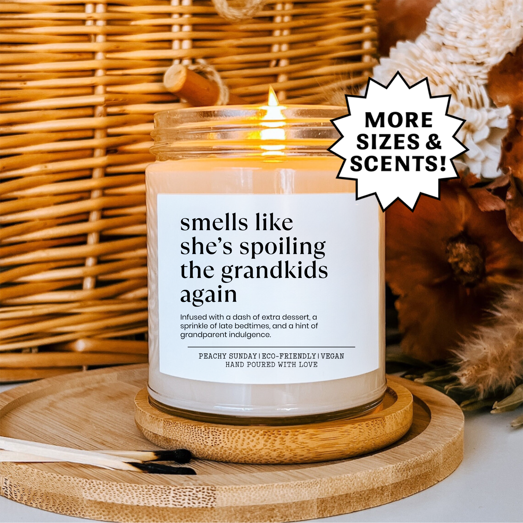 Smells Like She's Spoiling The Grandkids Again Candle