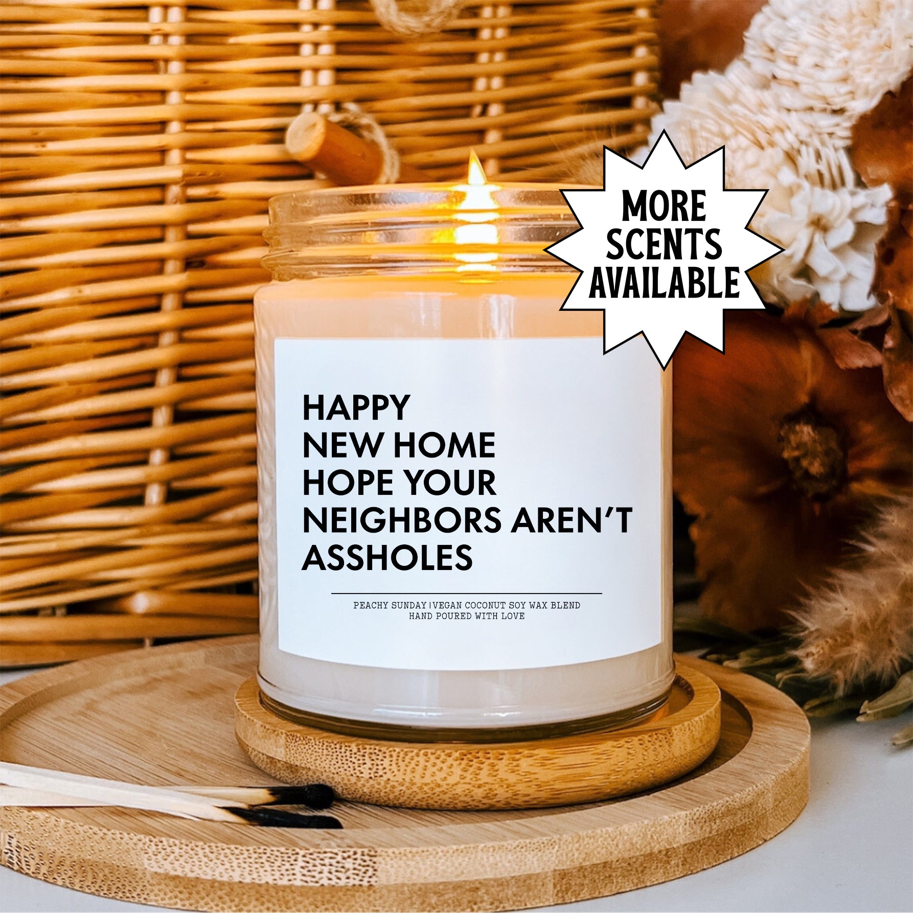 „Happy New Home“-Kerze