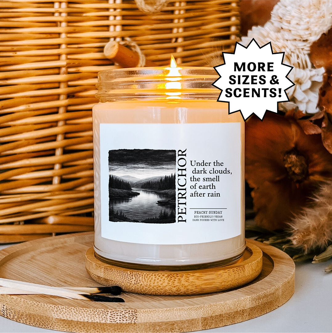 Petrichor The Smell Of Earth After Rain Candle