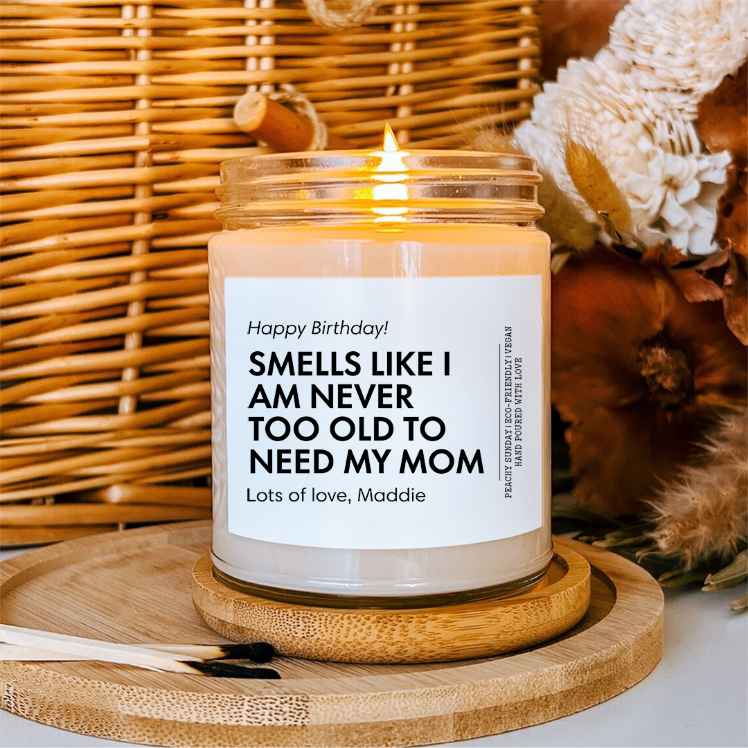 Personalized Best Mom Candle