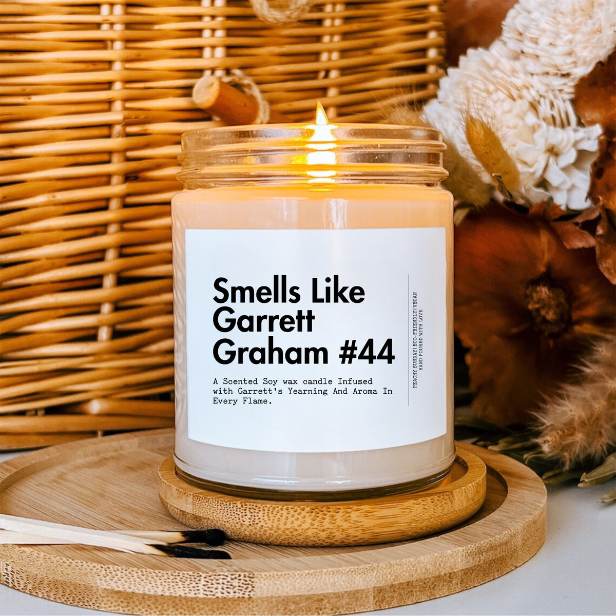 Personalized Smells Like Garrett Graham Candle