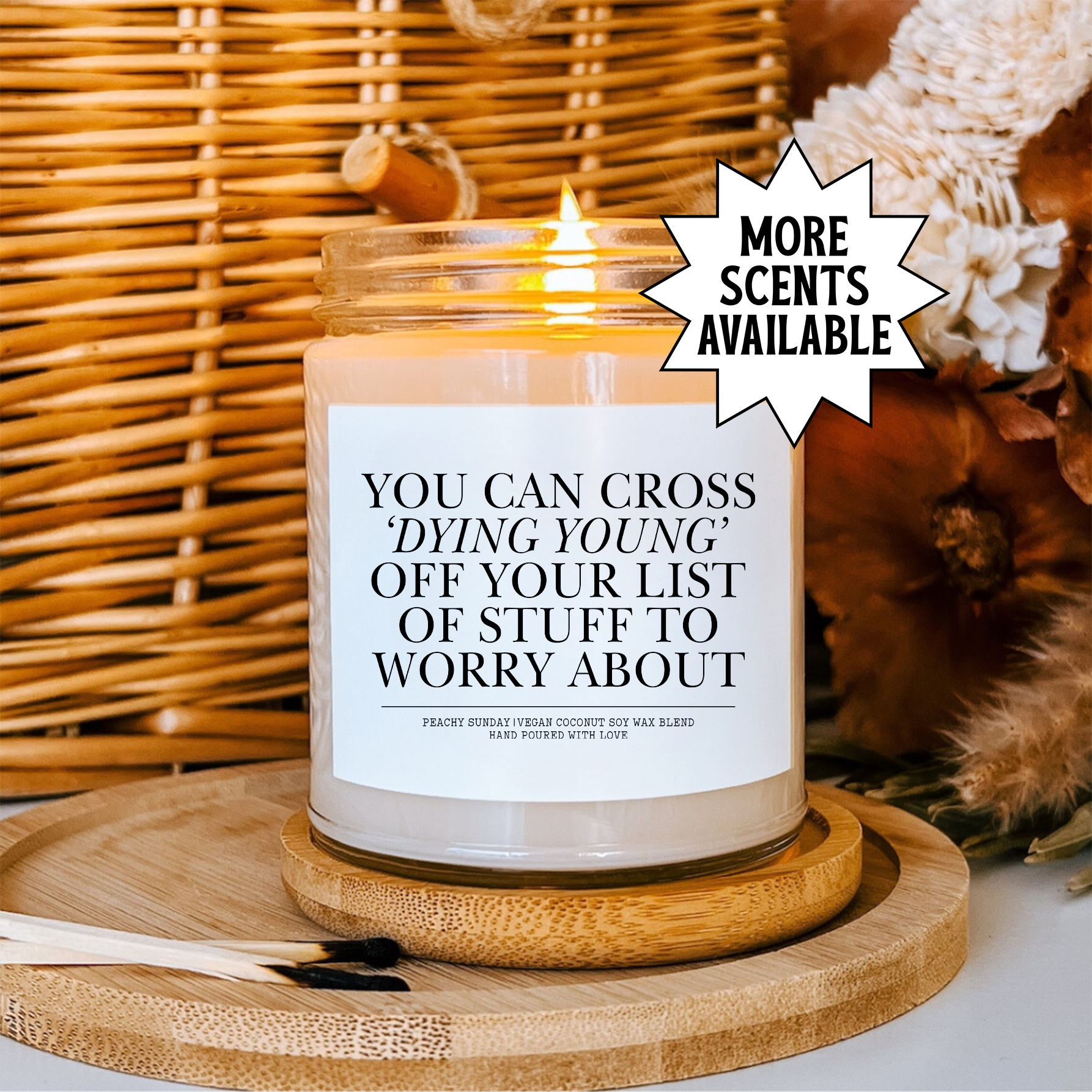 You Can Cross Dying Young Candle