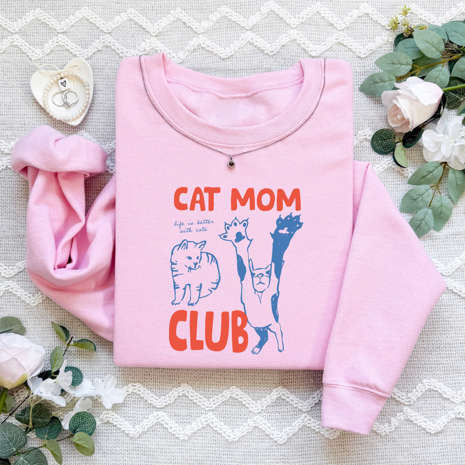Cat Mom Club Sweatshirt