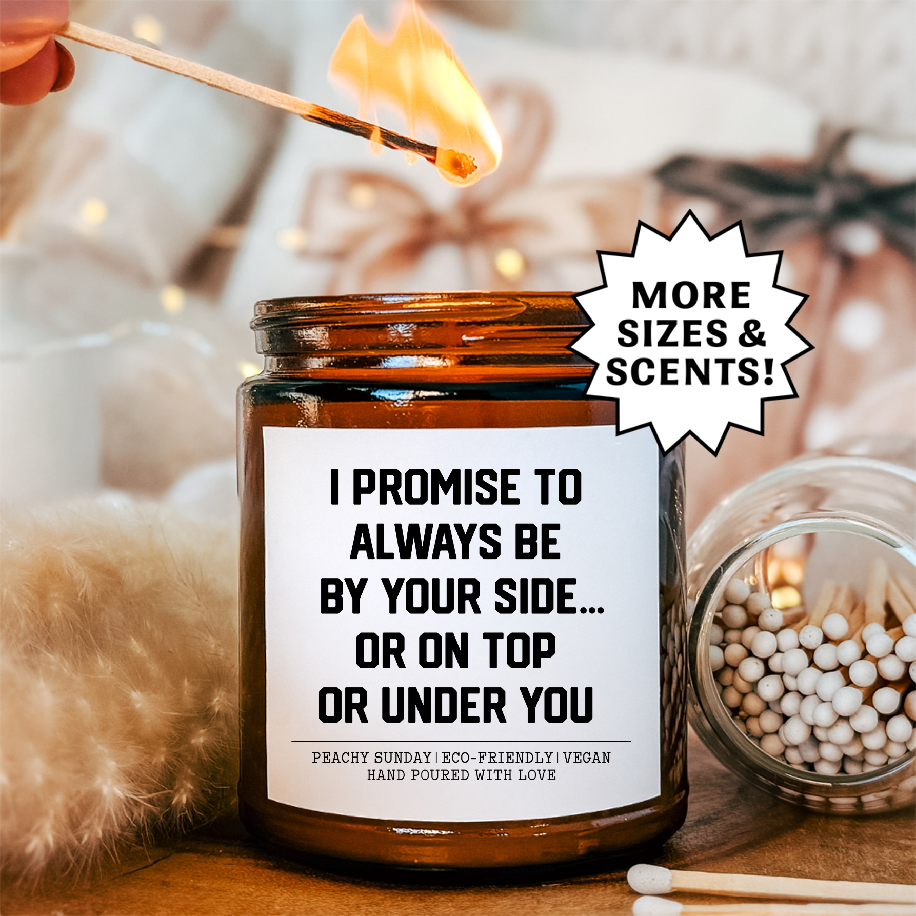 I Promise To Always Be Your Side Candle