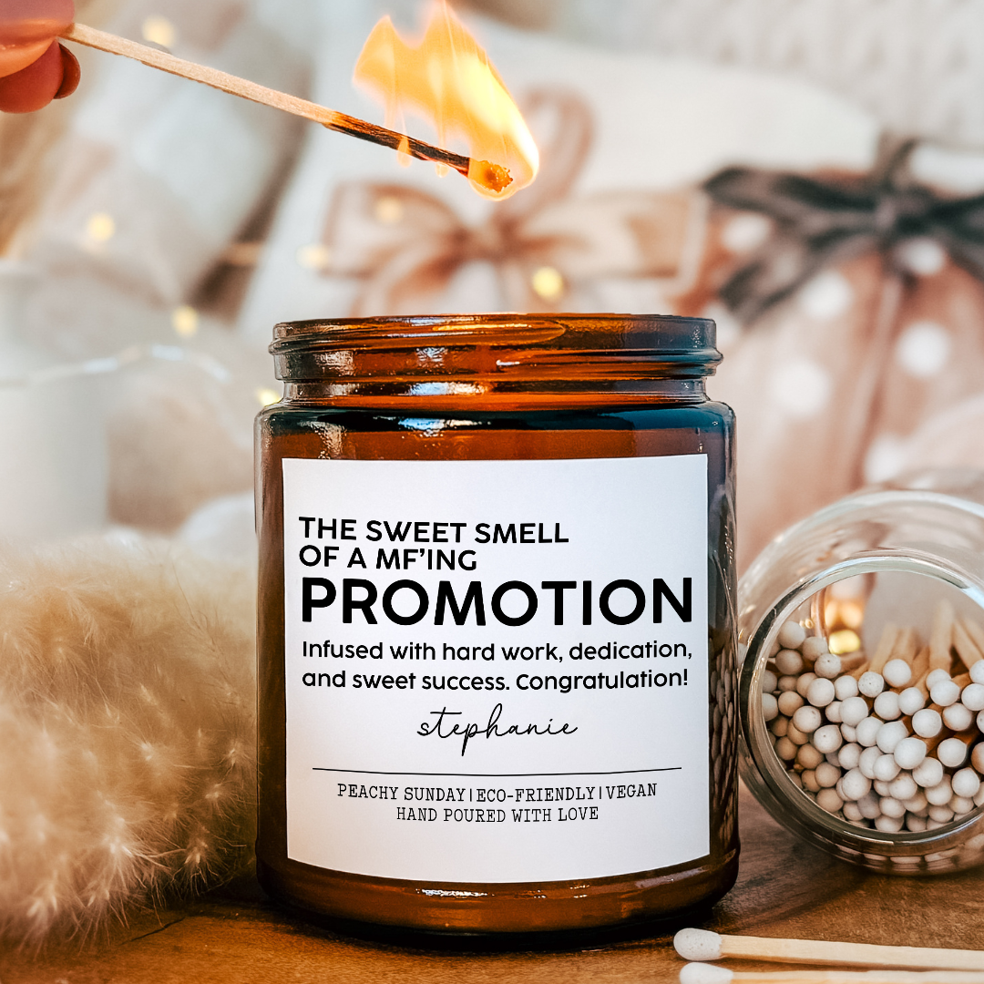 Personalized Sweet Smell Like MF'ing Promotion Gift Candle