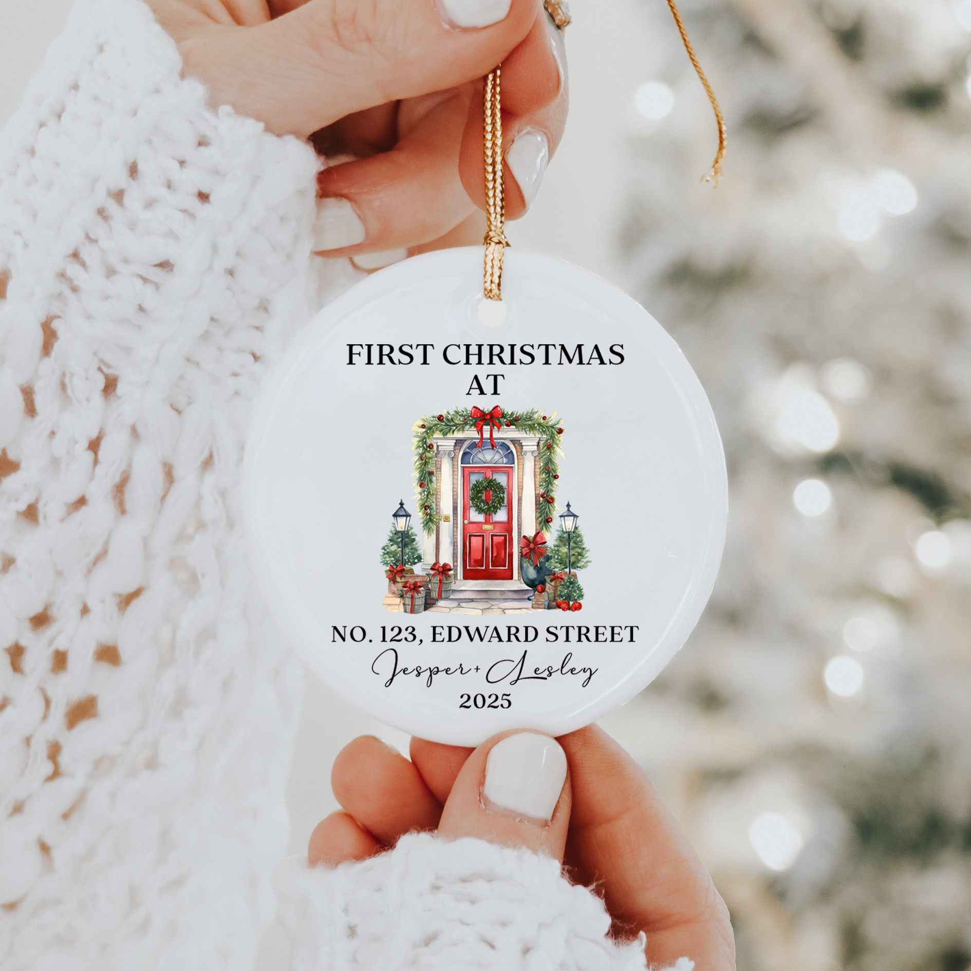 First Christmas In Our New Home Ornament