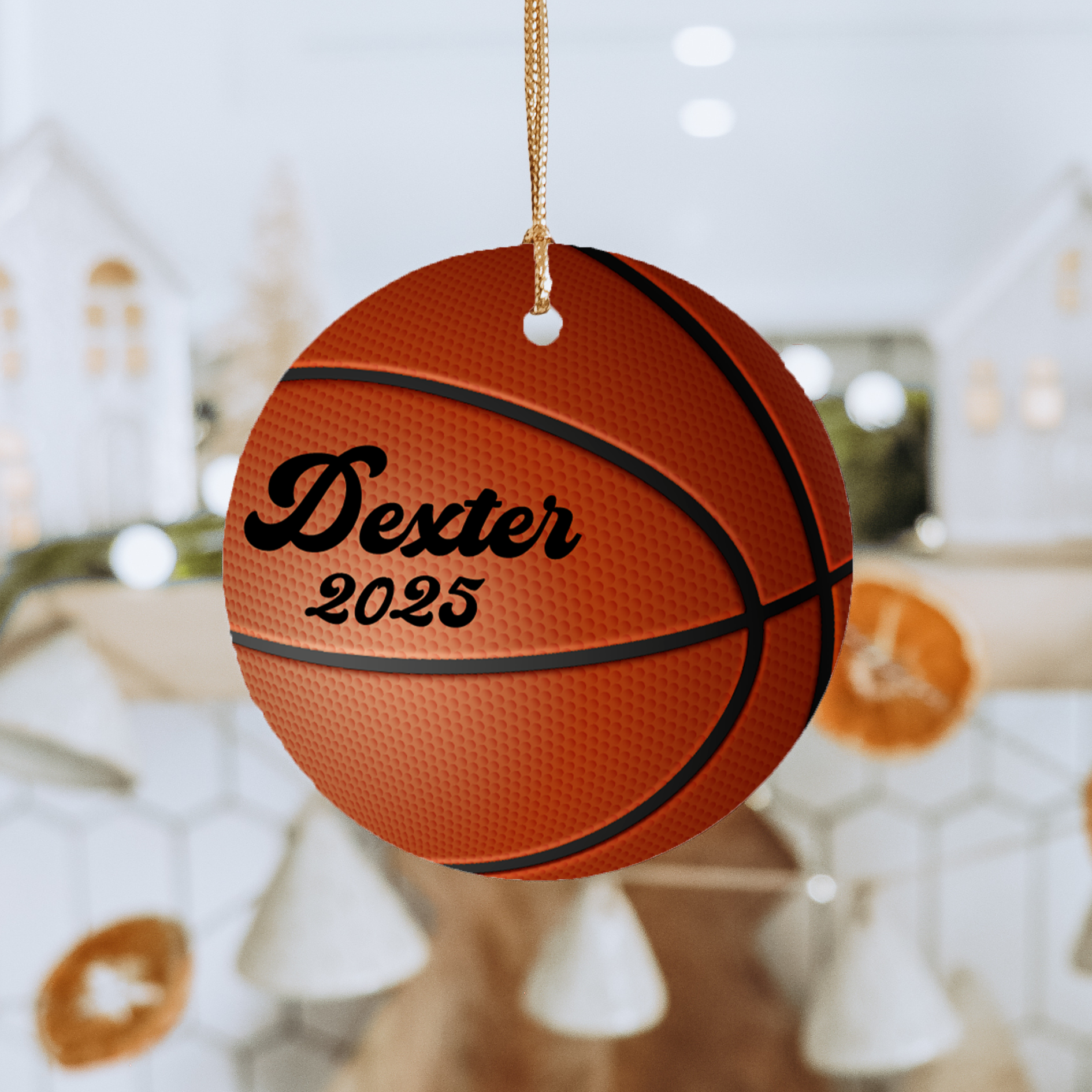 Personalized Basketball Ornament