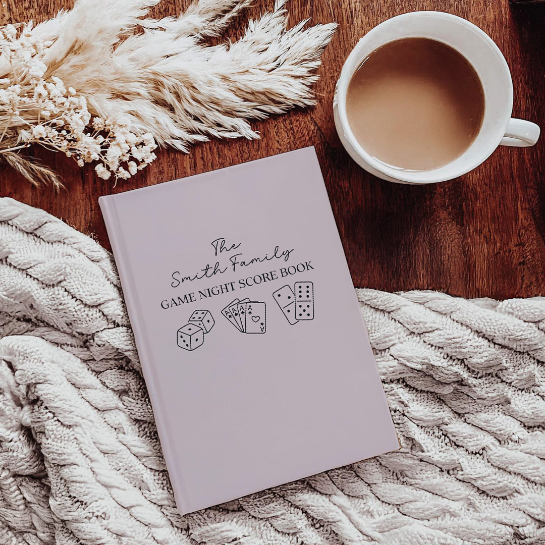 Personalized Family Game Night Journal